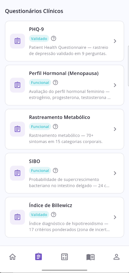 Questionários